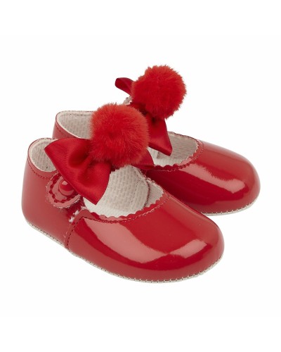 Baby Girls Ribbon Bow & Pom...