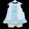 Baby Girl White Yellow Frilly Dress with Knickers "2151 Yellow"