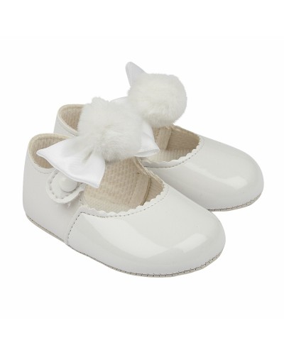 Baby Girls Ribbon Bow & Pom...
