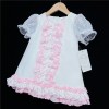 Baby Girl Waffle Pink Frilly Dress "2154 Pink"