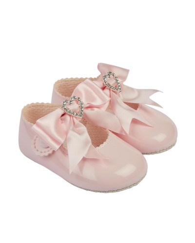 Baby Girls Bow & Diamante...