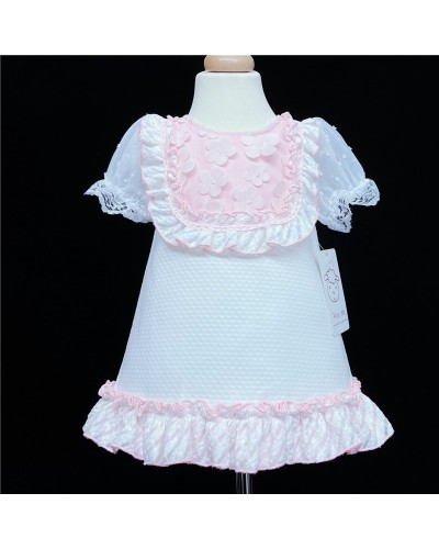 Baby Girl Waffle Dress Pink...