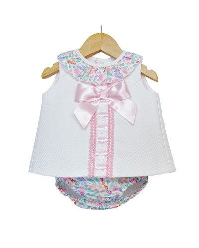 Baby Girl Pink Waffle Open...