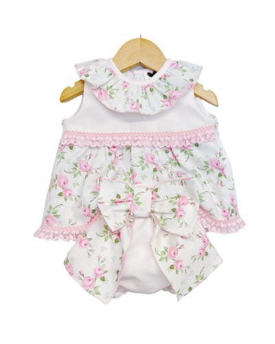 Baby Girl Pink Rose Dress...