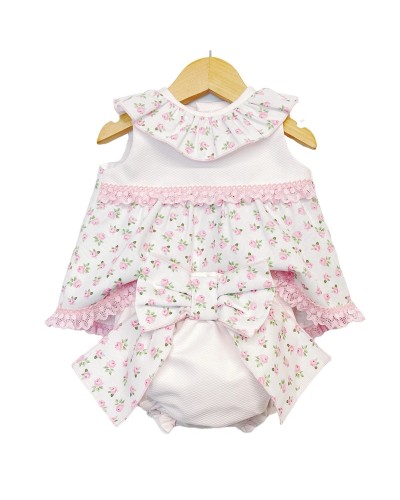 Baby Girl Pink Floral Dress...