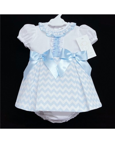 Baby Girl Blue Zig Zag...