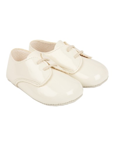 Baby Boys Lace Up Patent...
