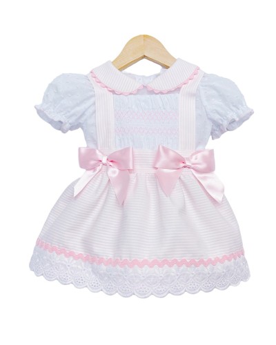 Baby Girl Pink Smocked...
