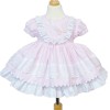 Baby Girl Pink Puff Ball Dress Butterfly Ornament "2140 Pink"