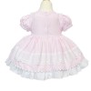 Baby Girl Pink Puff Ball Dress Butterfly Ornament "2140 Pink"