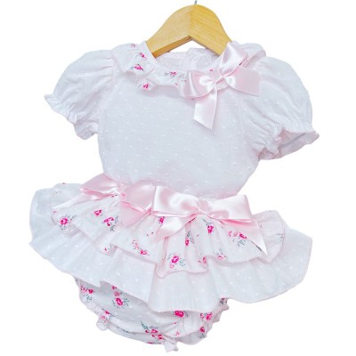 Baby Girl Floral Frilly Skirt with Shirt "MYD3000"