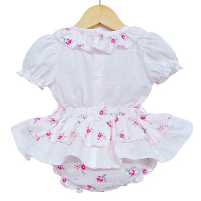 Baby Girl Floral Frilly Skirt with Shirt "MYD3000"