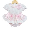 Baby Girl Pink Stripe Frilly Skirt with Shirt "MYD3001"