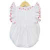 Baby Girl Pink Spotty Frilly Shoulder Romper "MYD2214"