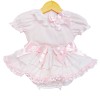 Baby Girl Pink Floral Lacey Skirt with Shirt "MYD2220"