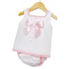 Baby Girls Pink Waffle A Line Dress Set "LM013P"