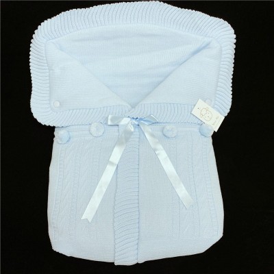 Knitted Sleeping Bag "BN01 Baby Blue"