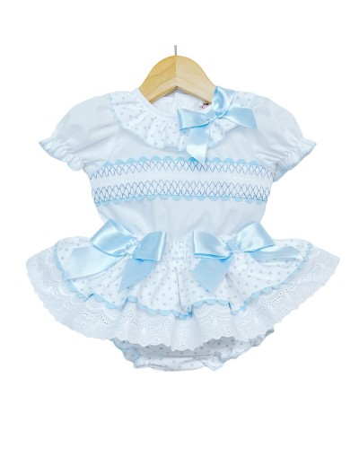 Baby Girl Blue Frilly Skirt...