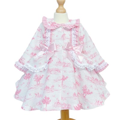 Baby Girl Pink Puff Ball Summer Jacket "MYD871"