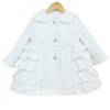 Baby Girl White Spanish Puff Ball Ruff Jacket "MYD402 White"