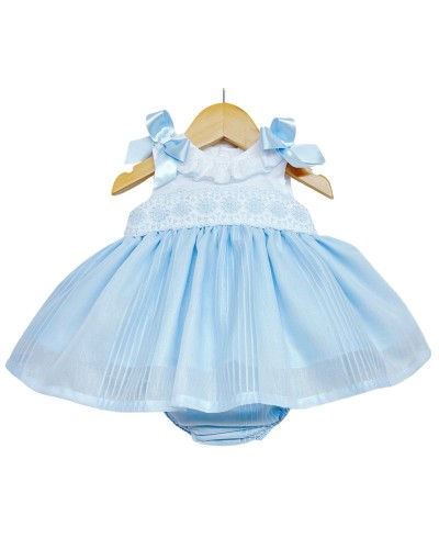 Baby Girl Blue Puff Dress...