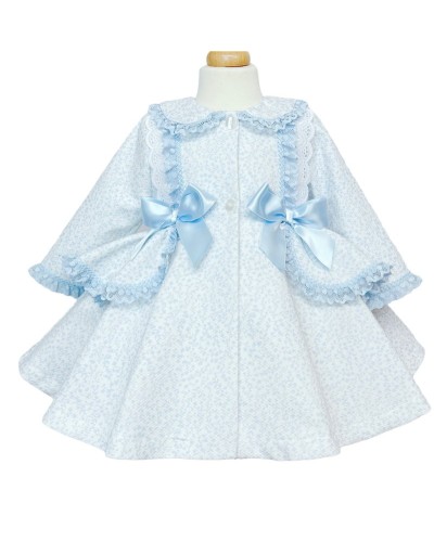 Baby Girls Blue Floral...