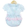 Baby Girl Pink Floral Frilly Back Romper with Shirt "MYD2216 P"