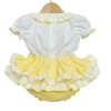 Baby Girl Yellow Frilly Skirt with Smocked Shirt "MYD2224"