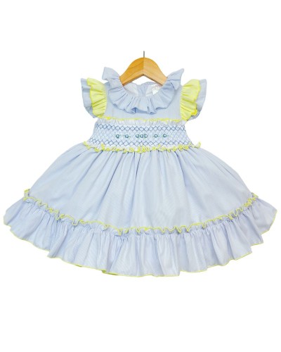 Baby Girl Blue with Yellow...
