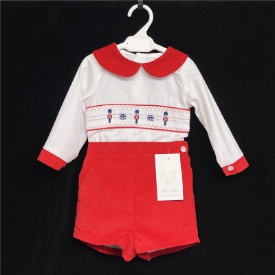 Baby Boys Soldier Smock Outfit "MYD862"