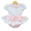 Baby Girl Pink Gingham Frilly Skirt with Shirt "MYD2232"