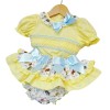 Baby Girl Yellow Animal Print Skirt with Smocked Shirt "MYD2230Y"