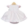 Baby Girl Pink Waffle Puff Ball Dress with Pants "MYD2213P"