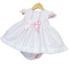 Baby Girl Pink Waffle Puff Ball Dress with Pants "MYD2213P"