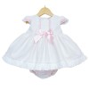 Baby Girl Pink Waffle Puff Ball Dress with Pants "MYD2213P"
