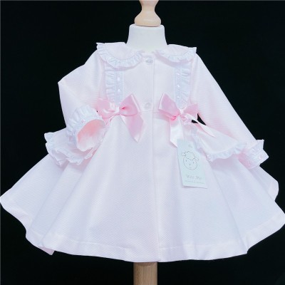 Baby Girls Waffle Puff Ball Jacket "MYD836 Pink"