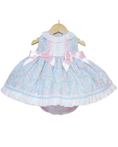 Baby Girl Pink Floral Puff...