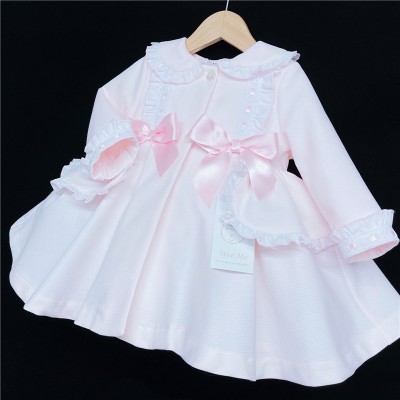 Baby Girls Waffle Puff Ball Jacket "MYD836 Pink"