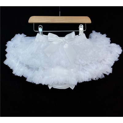Baby Girl Soft White Tutu Skirt "Tutu 01 White"