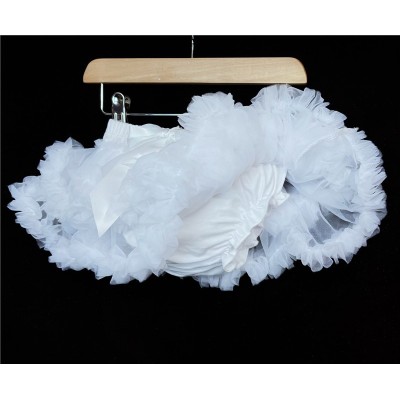 Baby Girl Soft White Tutu Skirt "Tutu 01 White"