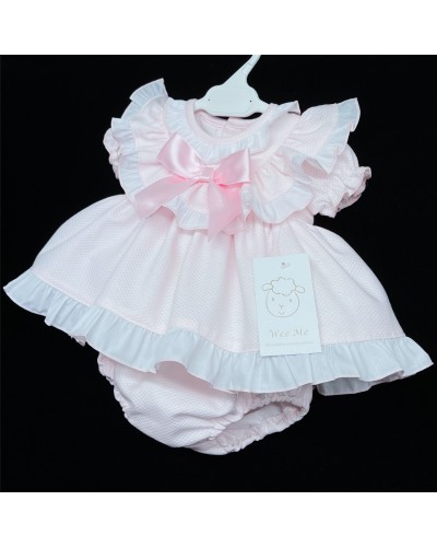 Baby Girls Waffle Frilly...