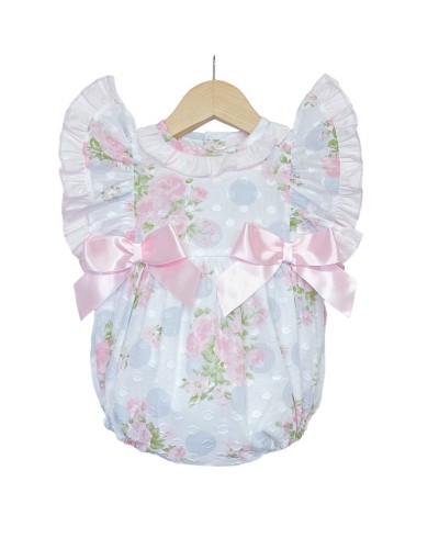 Baby Gir Pink Rose Frilly...