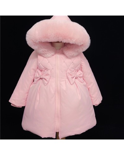 Baby Girls Puff Coat Fur...