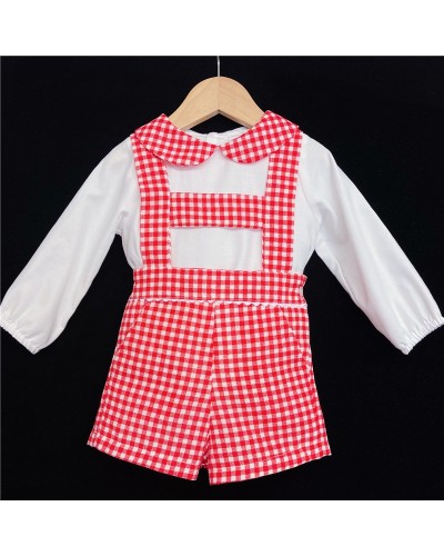 Baby Boys Gingham Outfit...