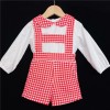 Baby Boys Gingham Outfit "MYD822 Red"