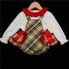 Baby Girls Checked Romper Set "2053"