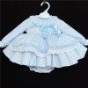 Baby Girls Floral Puff Ball Dress "MYD500 Blue"