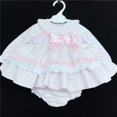 Baby Girls Floral Puff Ball Dress "MYD500 Pink"