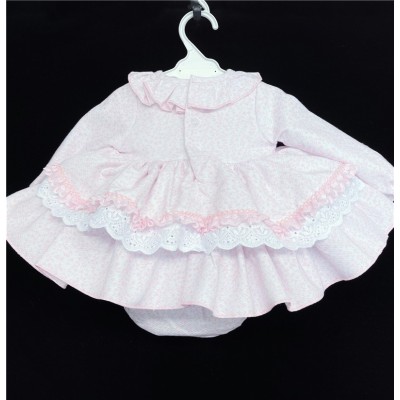 Baby Girls Floral Puff Ball Dress "MYD500 Pink"