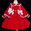 Baby Girls Winter Coat Wool Like Fabric "MYD885 Red"